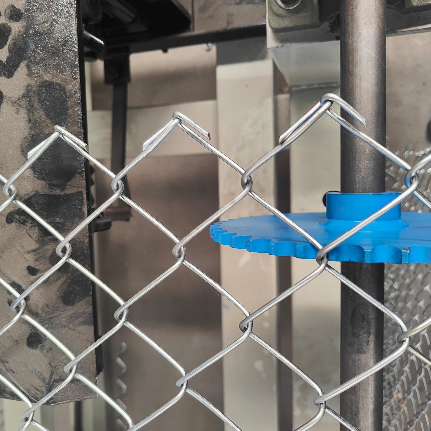 3m Width Single Wire Fully Automatic Chain Link Fence Machine