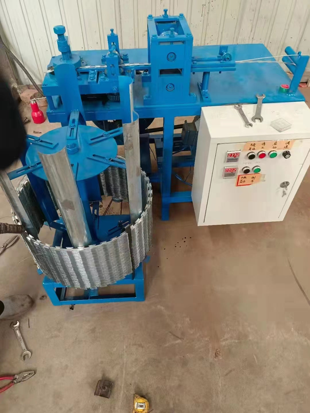 25T Fully Automatic Razor Barbed Wire Making Machine