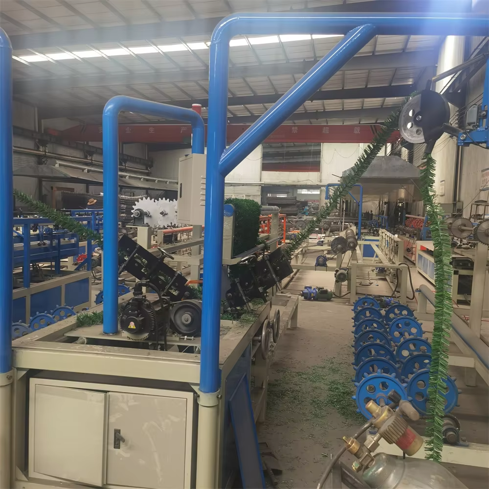 Automatic Artificial Grass Wire Fence Making Machine