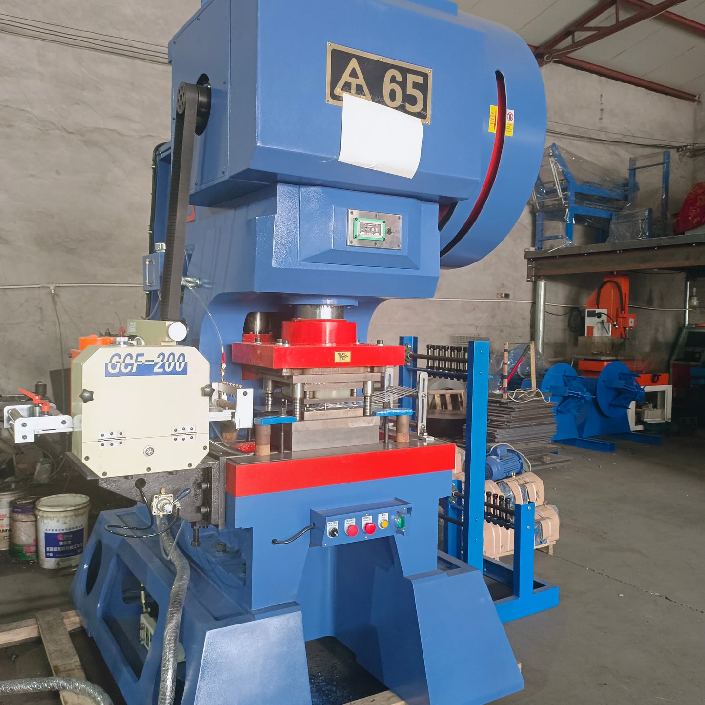 High Speed Razor Barbed Wire Mesh Fence Production Line