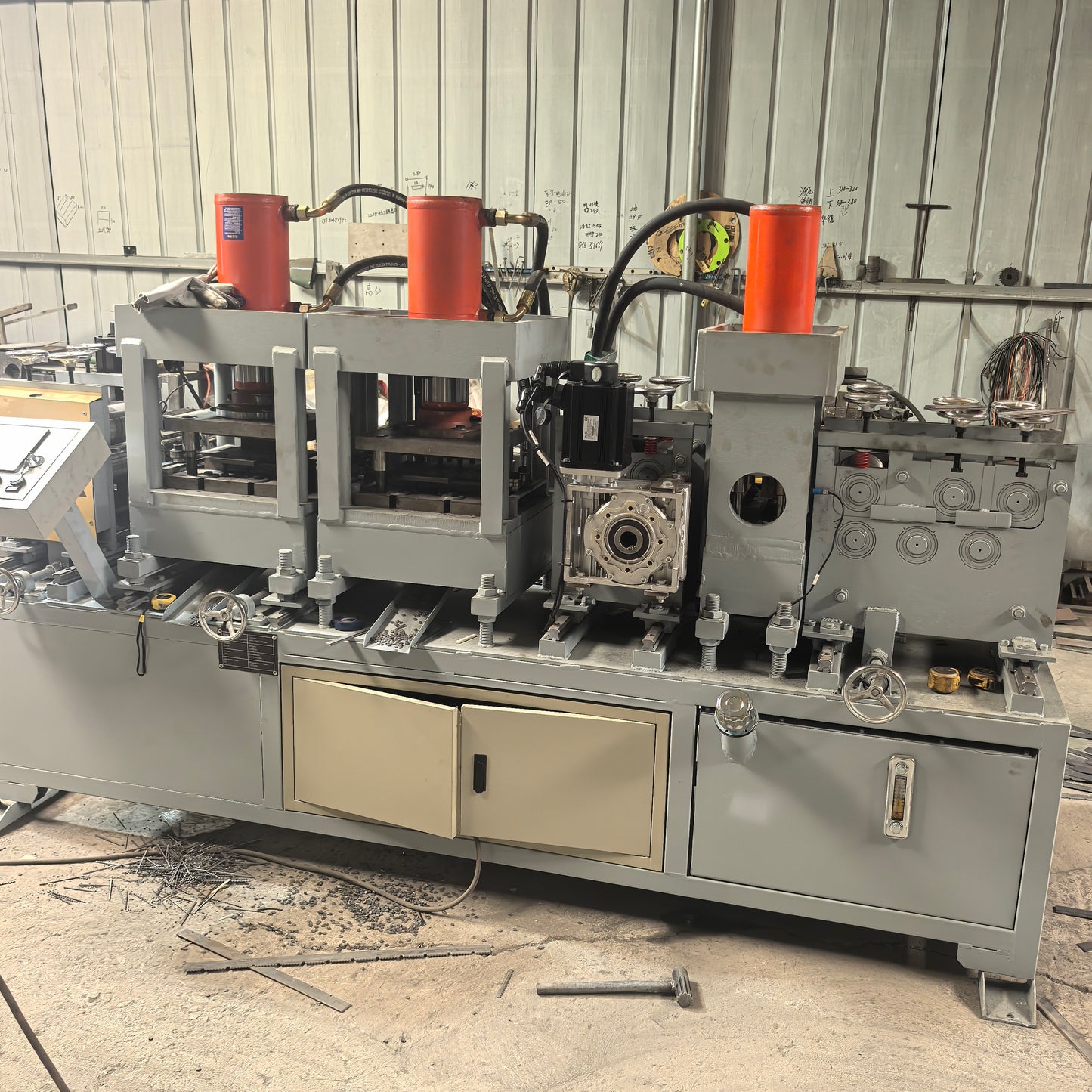 Hydraulic Steel Grating Bar Punching Machine