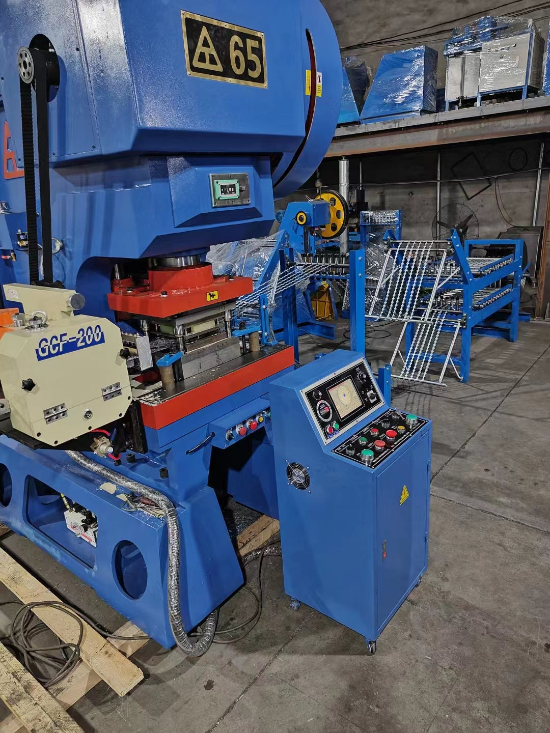 High Speed Razor Barbed Wire Mesh Fence Production Line