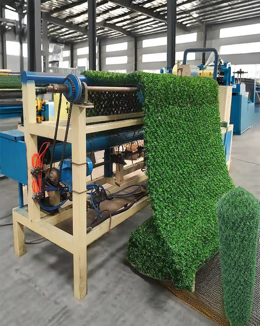 Automatic Artificial Grass Fence Making Machine Wire Mesh Making Machine