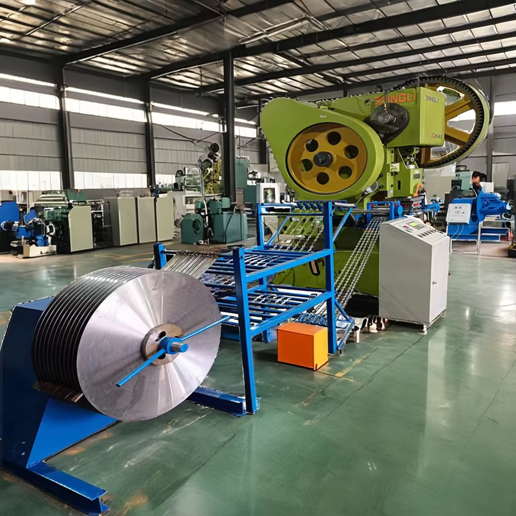 Automatic High Speed Barbed Wire and Razor Blade Wire Manufacturing Machine