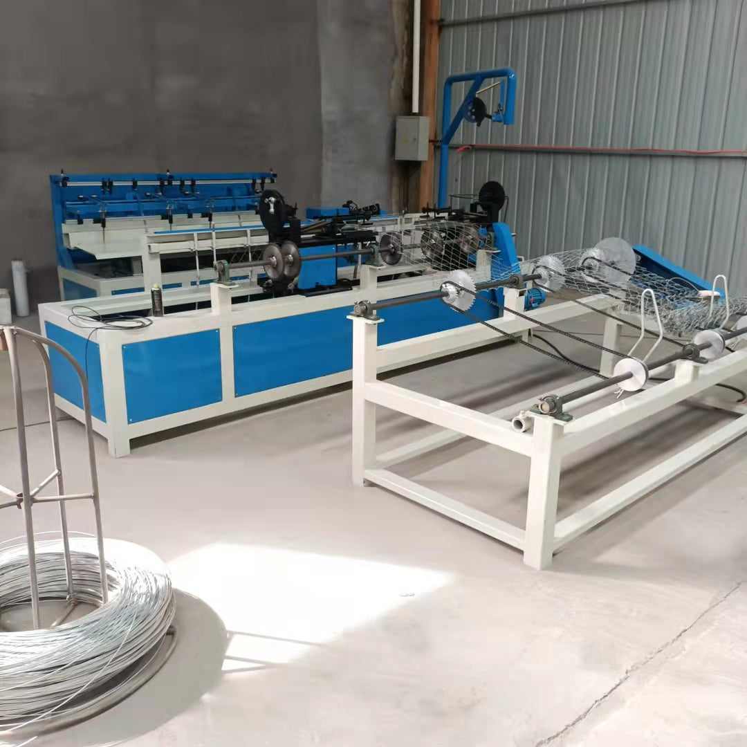3m Width Single Wire Fully Automatic Chain Link Fence Machine