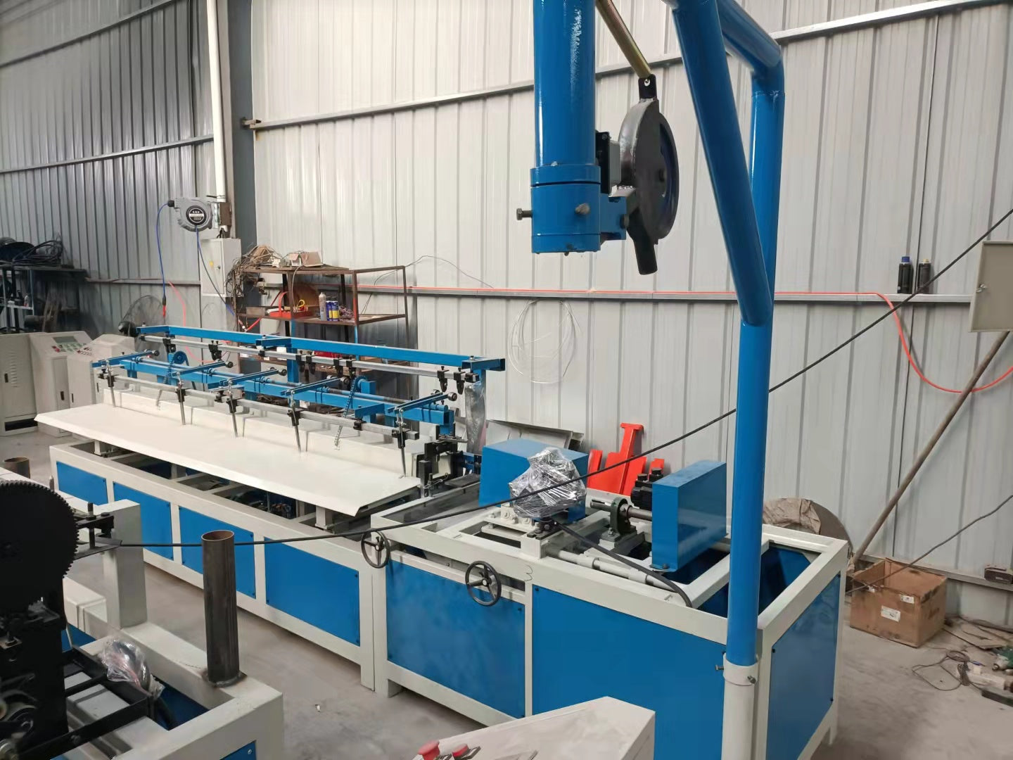 3m Width Single Wire Fully Automatic Chain Link Fence Machine